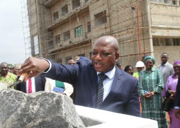 Cérémonie officielle de la  pose de la première pierre pour la construction du Centre National des Opérations d’Urgences (CNOU) de l’ANPC.