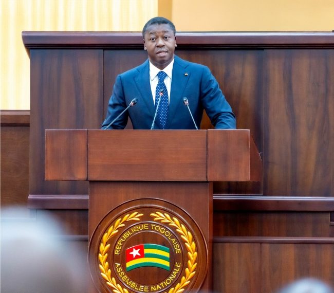 Discours sur l’État de la Nation de Son Excellence Monsieur Faure Essozimna GNASSINGBE, Président du Conseil de la République Togolaise, devant l’Assemblée Nationale